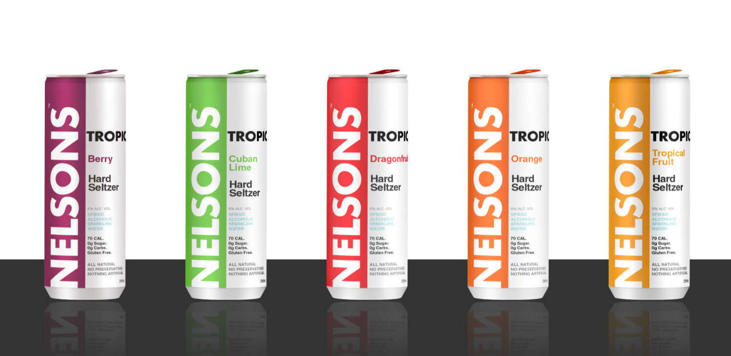 nelsons can label designing for tango ice tea